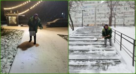 FOTO // Chișinău: Autoritățile locale susțin că au intervenit în toate sectoarele pentru a deszăpezi căile de acces pentru locuitori
